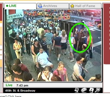 Spontaneous Twitter Times Square Webcam Event The Overnightscape